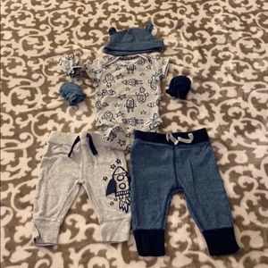 Gerber organic cotton 0-3 month set
